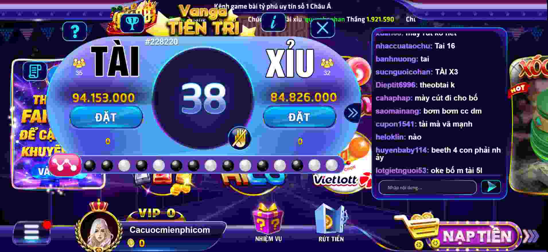 Giao diện của Mibet rất đẹp và sang trọng - Mibet